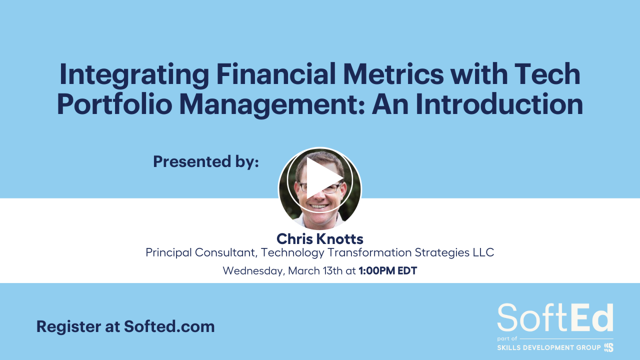 Integrating Financial Metrics with Tech Portfolio Management: An Introduction