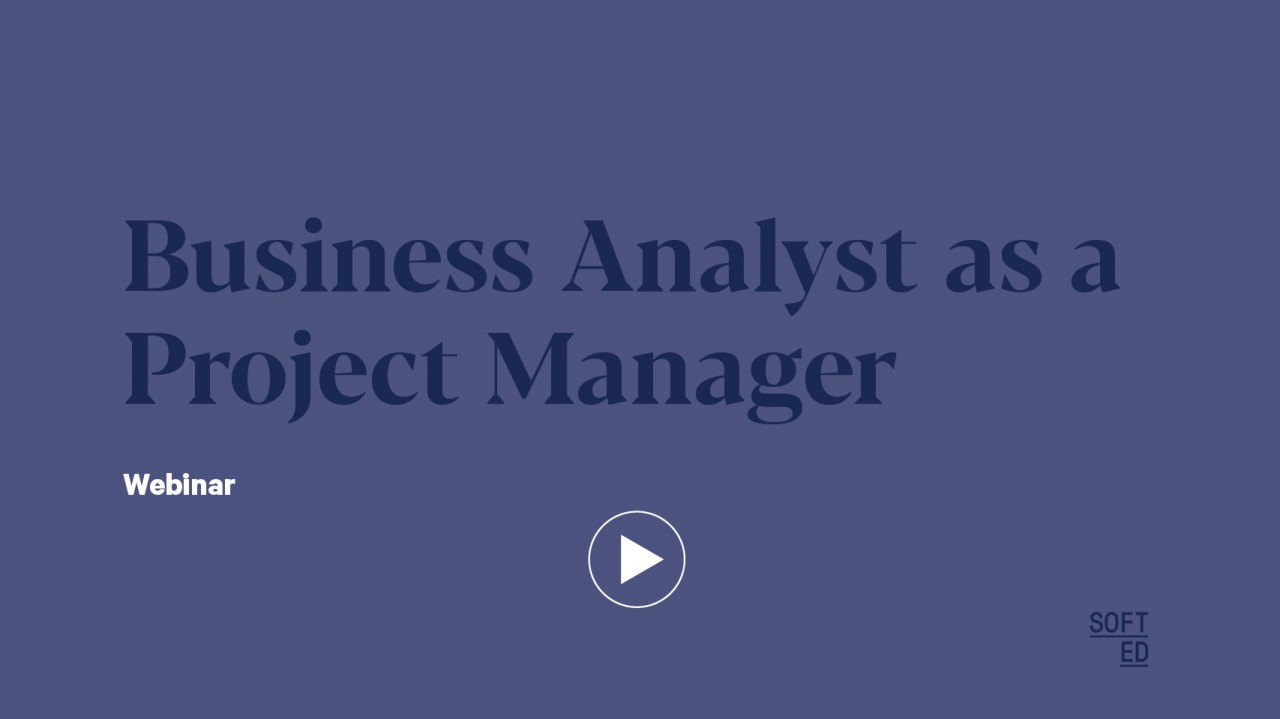 The Business Analyst as a Project Manager
