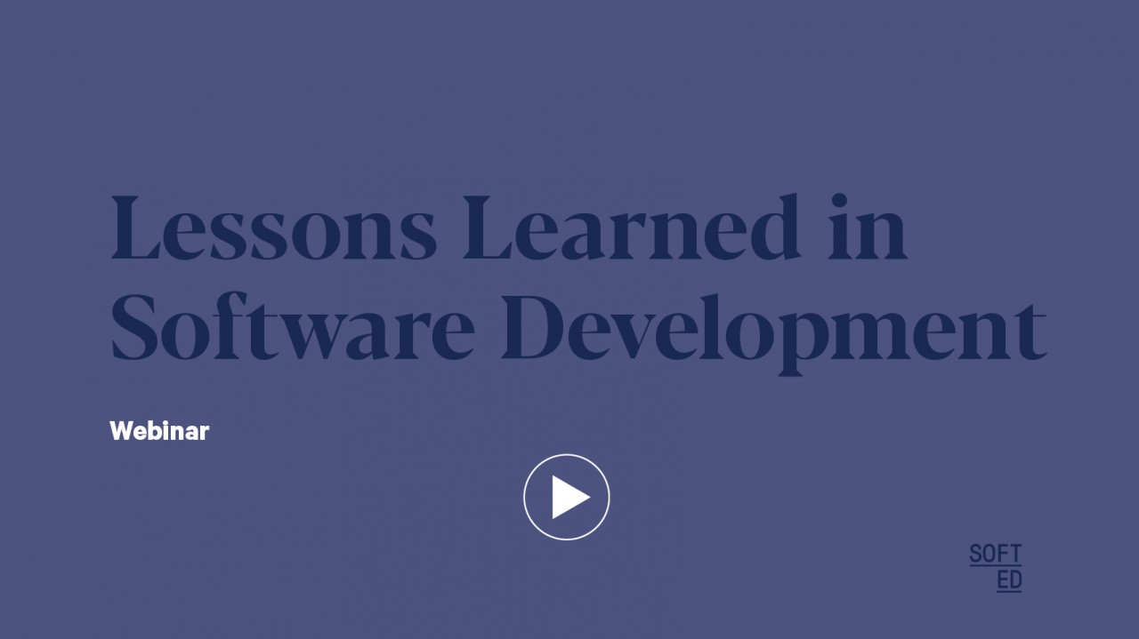 Lessons Learned in Software Development
