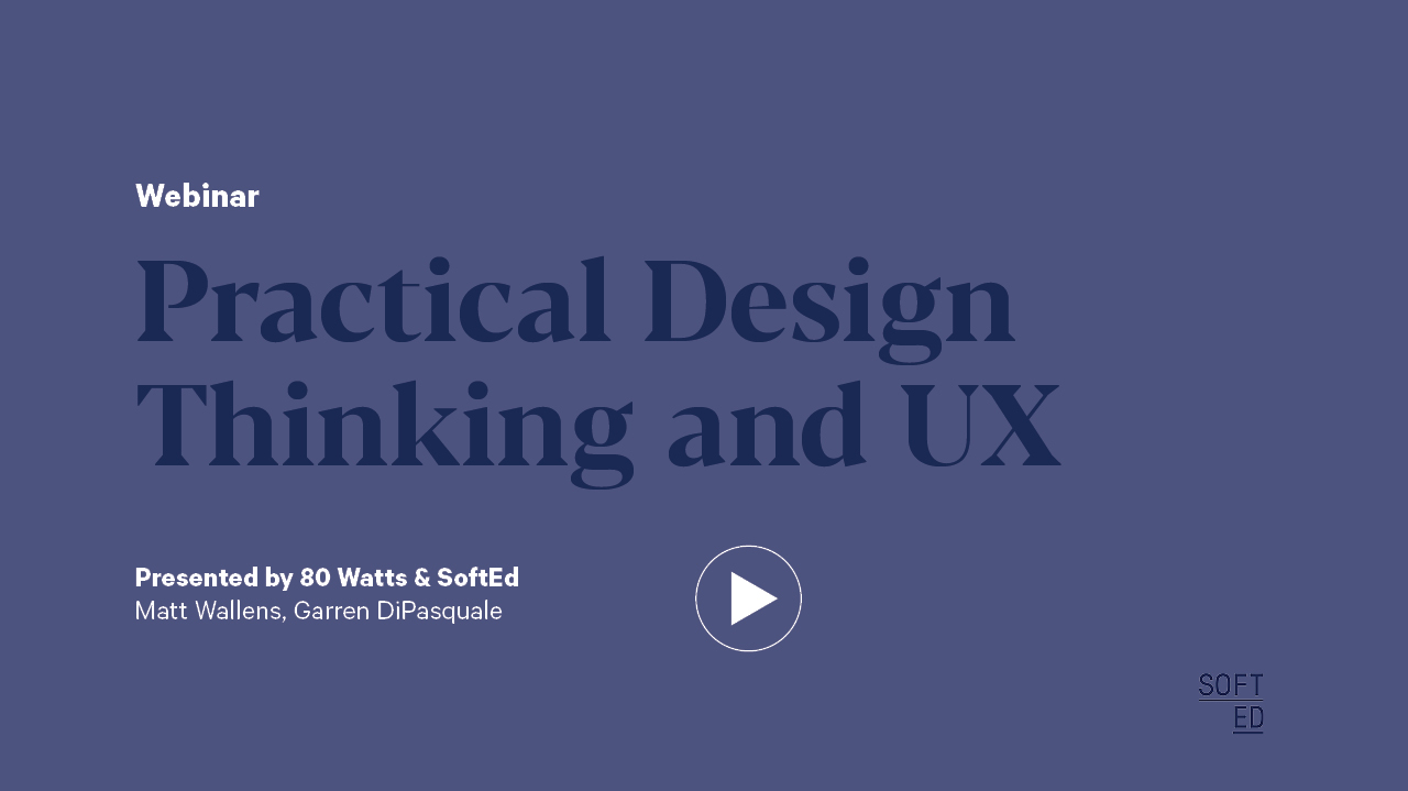Practical Design Thinking and UX