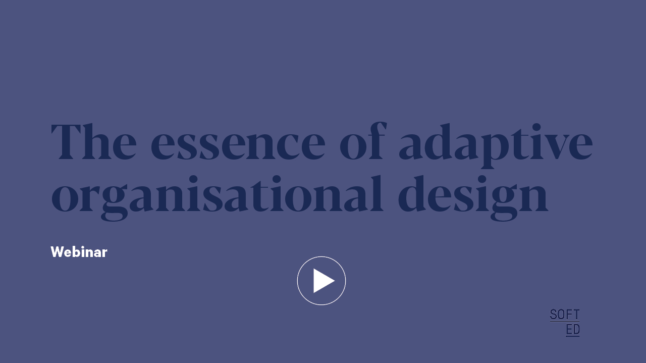 The essence of adaptive organisational design