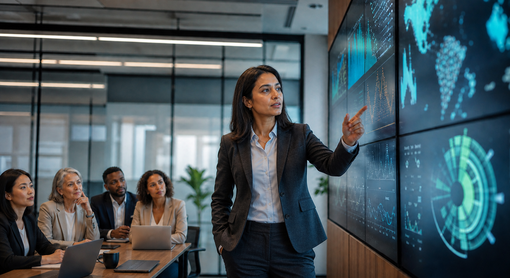 Woman Presenting at Splunk Fundamentals Course-1