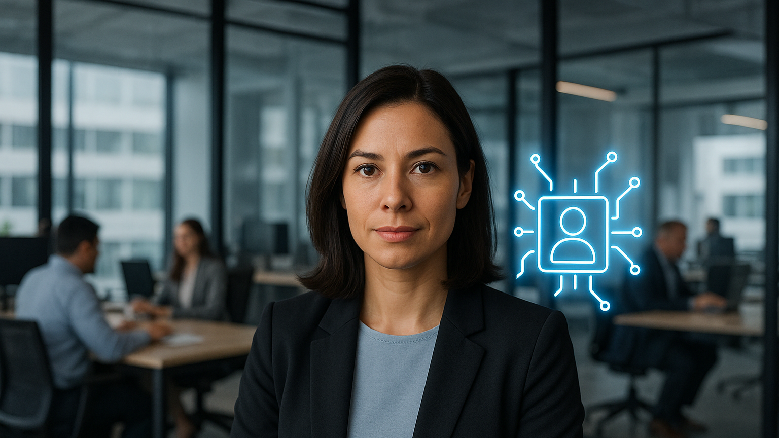 thumbnail of agentic ai in azure in a professional workplace but not animated or cartoon with no text overlay or watermark-1-1